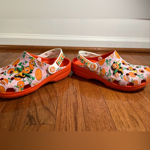 Disney Parks 50th Anniversary Orange Bird Edition Crocs Unisex Clogs M4 W6 - Picture 6 of 12